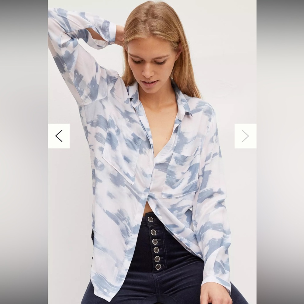 Anthropologie Cloth & Stone Classic Buttondown